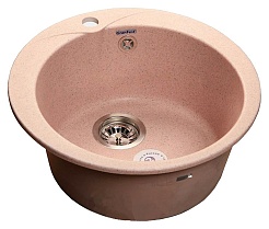 Granfest Мойка кухонная Rondo GF-R480 Светло-розовый – фотография-2